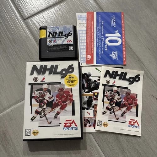 NHL 94 Sega Genesis Complete CIB Tested EA Sports