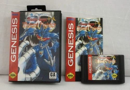 Mazin Saga: Mutant Fighter Sega Genesis Vic Tokai 1993 COMPLETE CIB