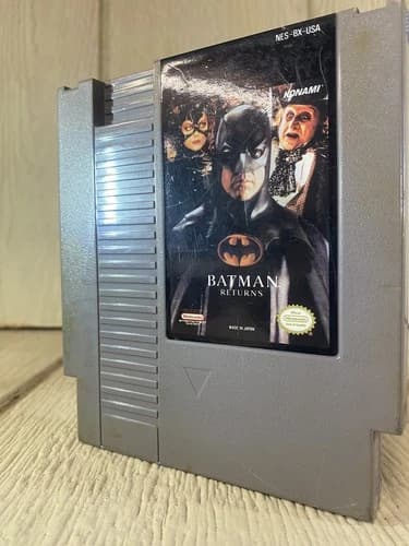 NINTENDO NES BATMAN RETURNS KONAMI 1985 Game NES-BX-USA (EC3041235)