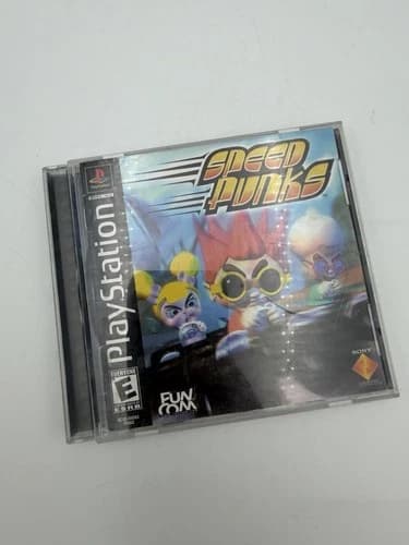 Speed Punks Sony PlayStation 1 PS1 2000 CIB W/ Manual Tested Y2K Excellent Disc