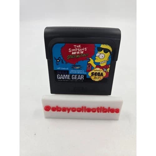 Sega Game Gear The Simpsons Bart vs the Space Mutants 1992 Cartridge Only