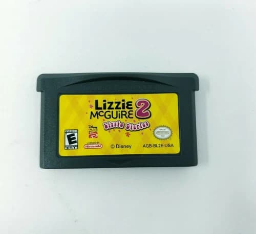 Lizzie McGuire 2: Lizzie Diaries (Game Boy Advance) GBA Authentic Tested