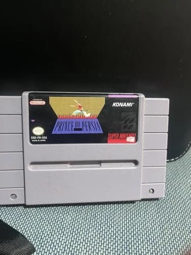 Konami Prince of Persia Super Nintendo SNES Cartridge NTSC-U/C 1992
