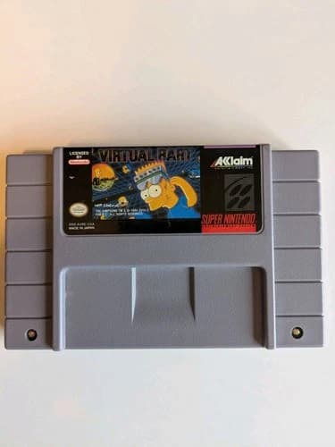 Virtual Bart [SNES] [Super Nintendo] [1994] [Cartridge Only!]