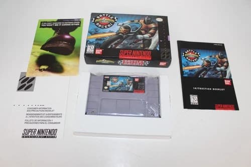 Power Rangers Zeo Battle Races - SNES - In Box With Manual and inserts LN