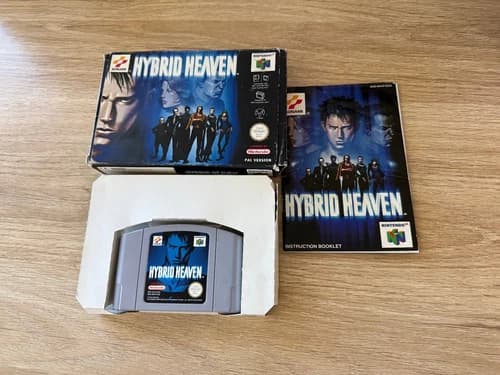 Nintendo 64 Hybrid Heaven Box and Manual