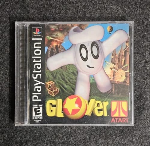Glover (Sony PlayStation 1, 1999) PS1 Complete W/ Manual CIB TESTED