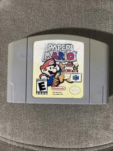 Paper Mario Nintendo 64 N64 - Authentic
