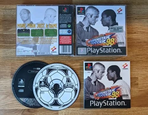 International Superstar Soccer Pro 98 for Sony Playstation 1 (PS1) - Black Label