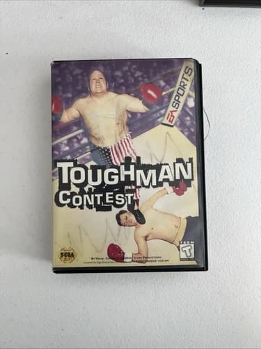 Toughman Contest Sega Genesis (EA Sports, 1995) CIB, Cleaned And Tested