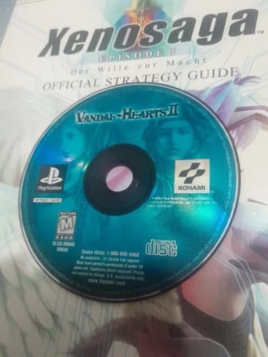 Vandal Hearts II 2 (PS1, 1998) Disc Only, Authentic, Tested, Plays Perfectly