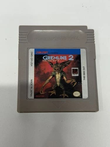 Gremlins 2: The New Batch (Nintendo Game Boy, 1991) Authentic, Cart Only, Tested