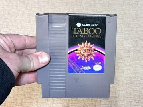 Taboo the Sixth Sense - Nintendo NES Game Cartridge - Authentic - Tested