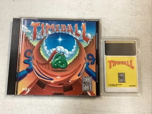 Timeball (TurboGrafx-16, 1990) CIB Manual Tested