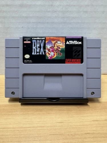 Radical Rex SNES (Super Nintendo, 1994) Cartridge Only | Authentic & Tested