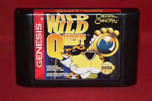 Chester Cheetah: Wild Wild Quest (Sega Genesis, 1994) Authentic Game Cartridge