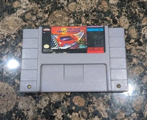 Top Gear 3000 Super Nintendo SNES - Cartridge Only - Tested, Works