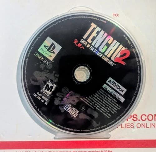 Sony PlayStation 1 PS1 Disc Only Tested Tenchu 2 - Birth of the Stealth Assassin