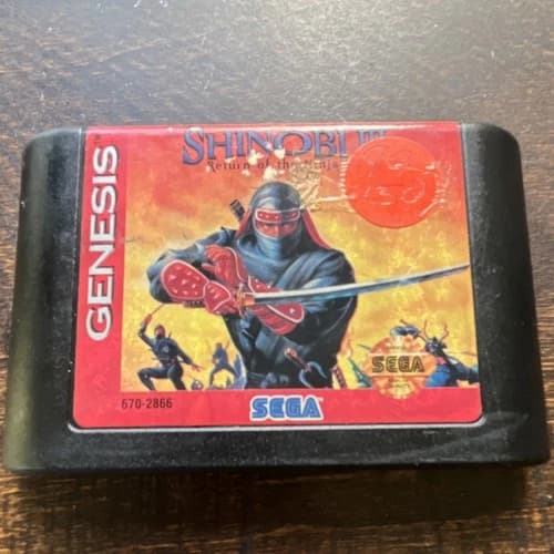 Shinobi III: Return of the Ninja Master Genesis Game NTSC TESTED/WORKS