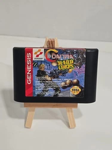 🎮 Contra Hard Corps (Sega Genesis, 1994) Authentic Cartridge TESTED VGC RARE