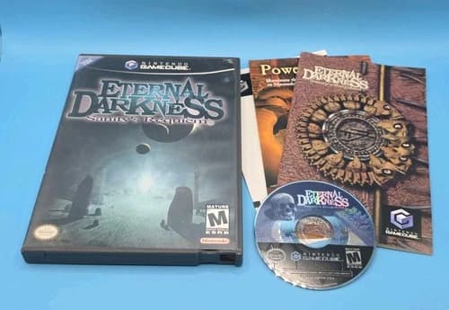 Eternal Darkness : Sanity's Requiem (Nintendo Gamecube 2002) CIB Complete Tested
