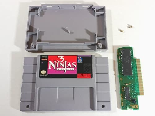 3 Ninjas Kick Back SNES Authentic Super Nintendo Tested Three Ninjas Rare