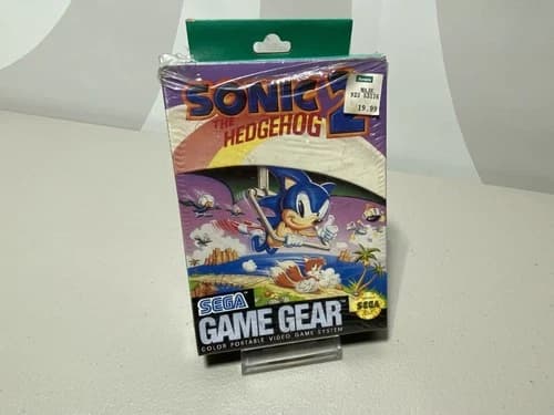 Sonic the Hedgehog 2 (for Sega Game Gear) Game Cartridge, CIB Complete in Box