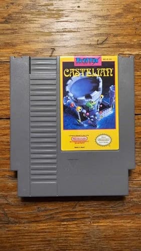 Castelian loose cartridge only. (Nintendo Entertainment System, 1991)