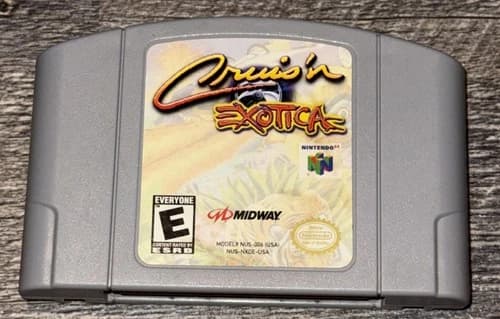 Cruis’n Exotica Nintendo 64 N64 - Authentic Very Good Condition - TESTED Free SH