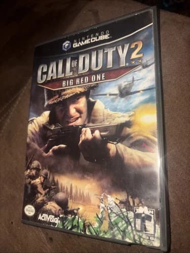 Call Of Duty 2 Big Red One 2005 Nintendo GameCube Complete W/Case/Manual