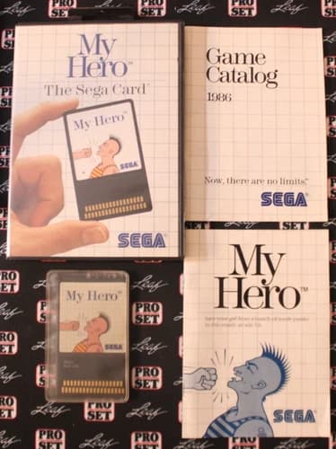 My Hero (Sega Master System, 1985) Complete in Box, CIB