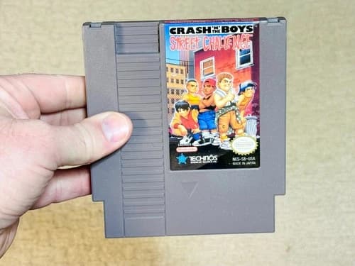 Crash N The Boys - Nintendo NES Game Cartridge - Authentic - Tested