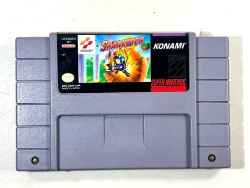 Sparkster (Super Nintendo Entertainment System, 1994) SNES Authentic Tested