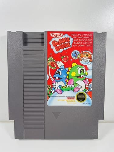 Bubble Bobble -- NES Nintendo Original Classic Authentic Game TESTED