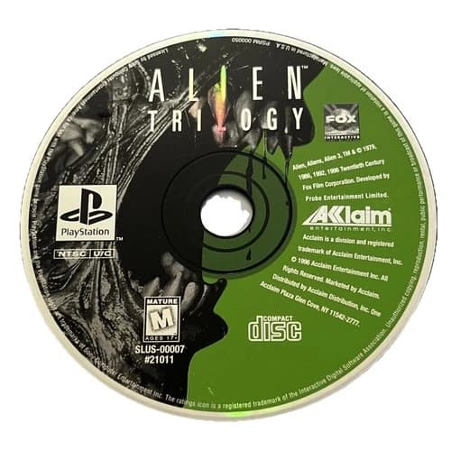 Alien Trilogy - Sony PlayStation 1, 1996 | Disc Only | Resurfaced | Tested | BL