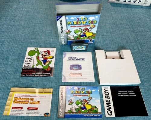 Super Mario World Super Mario Advance 2 Nintendo Game Boy Advance CIB Complete