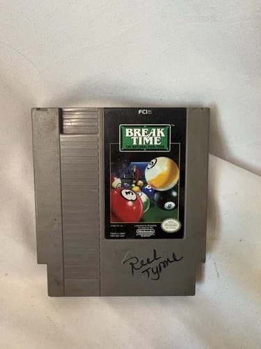 Break Time: The National Pool Tour (Nintendo, 1993) NES Rare Nice!