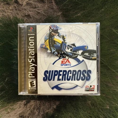 EA Sports Supercross Game For Sony PlayStation 1 PS1 (Rated E For Everyone)