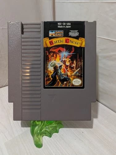 Tested Works 1990 Nintendo NES Battle Chess Video Game Cartridge Only NES-C6-USA