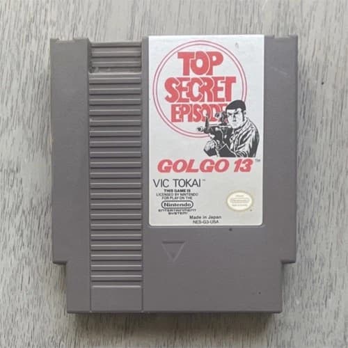 Vic Tokai Golgo 13: Top Secret Episode - Nintendo NES NTSC-U/C US/Canada