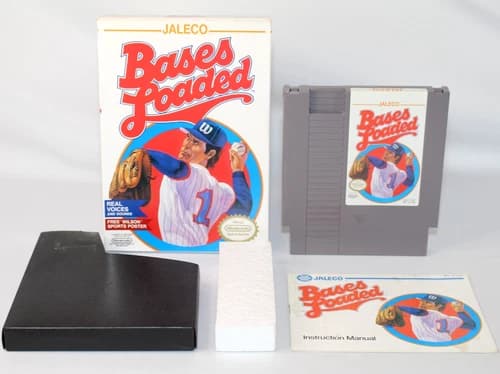Bases Loaded NES Nintendo Complete CIB Authentic! Good Condition! Nice!