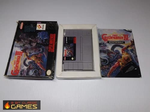 AUTHENTIC! Super Castlevania IV - COMPLETE - SUPER NINTENDO SNES - 48a
