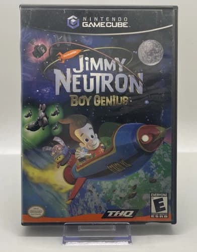 Jimmy Neutron: Boy Genius (Nintendo GameCube, 2002) Complete With Manual
