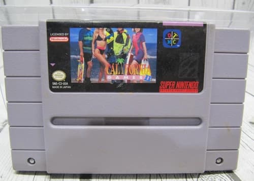 SNES California Games II 2 Super Nintendo Cartridge Tested and Working