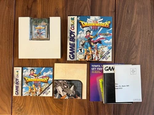 Dragon Warrior III 3 Gameboy Color CIB - Tested! Dragon Quest