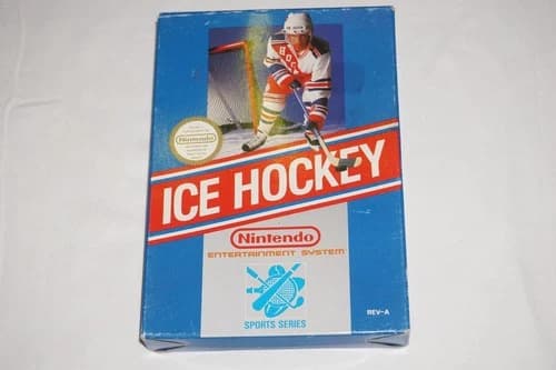 Ice Hockey (Nintendo NES) Complete in Box CIB