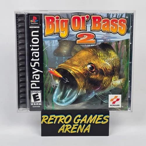 Big Ol Bass 2 (PlayStation 1 PS1) CIB COMPLETE