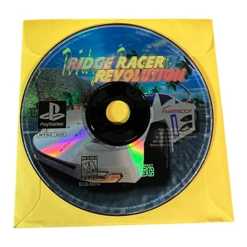 Sony PlayStation 1 PS1 Disc Only TESTED Ridge Racer Revolution 1996