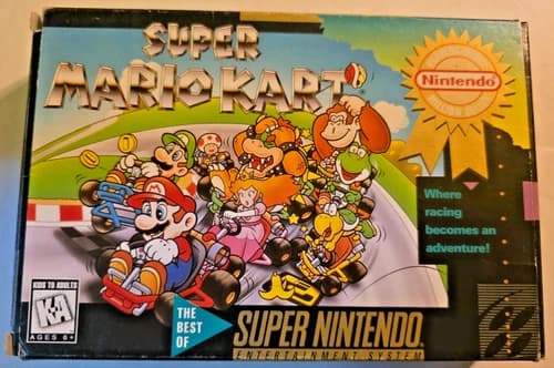 Super Mario Kart SNES CIB