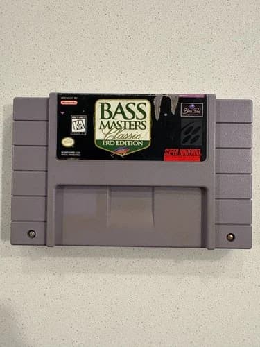 Bass Masters Classic: Pro Edition (SUPER NINTENDO SNES) AUTHENTIC